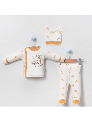 Babycan Erkek Bebek 3lü Zıbın Takım