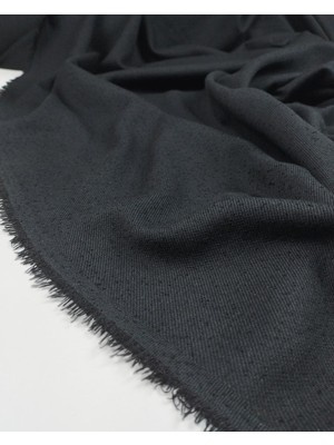 Kumaş Parça Siyah Mevsimlik Nopeli Dokuma (En 145 cm x Boy 250 Cm)