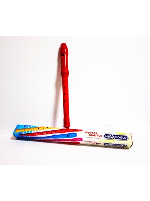 Lisinya Blok Flüt Kırmızı