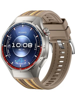 Kordify Huawei Gt6 Pro Uyumlu Kumaşlı Dikiş Detaylı Silikon Spor Kordon – Nefes Alabilir Esnek Premium Band