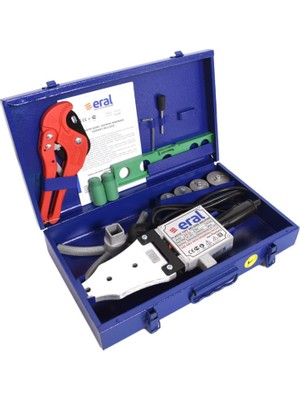 Eral Profesyonel Pprc Kaynak Makinesi – 20/25/32/40 mm Uç Seti – 1500W – Taşıma Çantalı -Er-02 Klasık Set