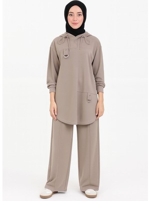 Puane 14386 Oversize Kapişonlu Takım