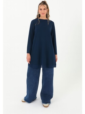 Puane 10269 Puane Uzun Kollu Penye Dışı Şifon Kumaş Içlik