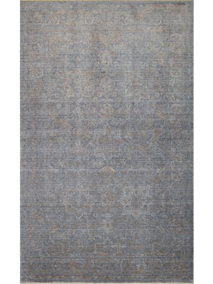 Kalesta Halı Pera 02 D.grey Bronze Uşaklı Kadınların Yoğun El Emeği ile Dokunan Soyut Desenli, Salon Halısı