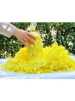 Orbak Kağıtçılık Mısır Rengi Kırpık Kağıt 100 gr | Z Zigzag Kutu Dolgu ve Süsleme Kağıdı | Hediye Kutusu Için