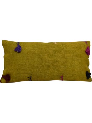 Kilim Antik El Dokuma Lumbar Kilim Kırlent Yastık Kılıfı 0330 - Yeni - Renkli