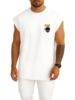 Bahriyeli Collection Oversize First Class Diver Cep ve Sırt Baskılı Atlet