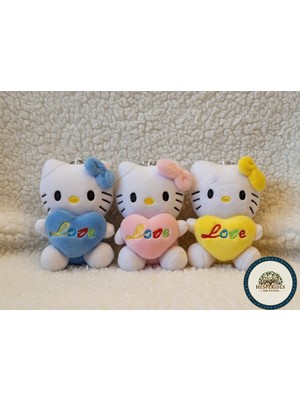 Hesperides Souvenirs 3,lü Peluş Anahtarlık Hello Kitty’li
