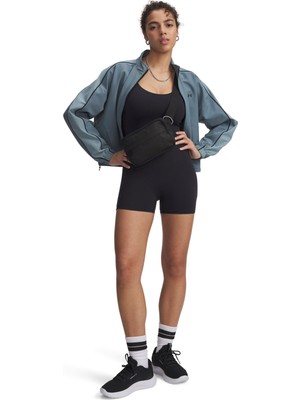 Under Armour Siyah Bodysuit XS Kadın Düz Desenli Şık Tasarım
