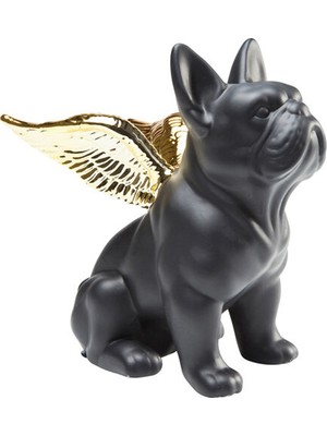 Kare Design Dekoratif Obje Sitting Angel Dog Gold-B