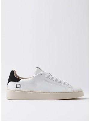 Levante Beyaz - Siyah Erkek Deri  Sneaker