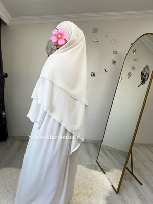 Yüsra Collection Tesettür Sufle Şifon Uzun Boy
