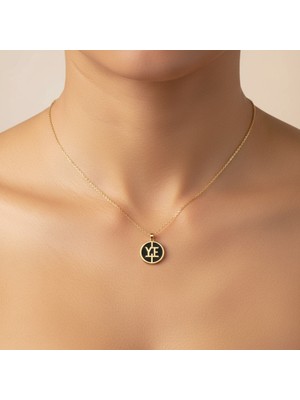 TabiTela 8 ayar altın kolye ucu E&Y GM11374 1 gr