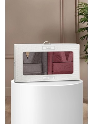 Özdilek Ditsy Mürdüm Set %100 Pamuk