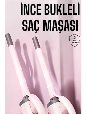 Astraltech Saç Maşası 10MM Ince Bukle Taşınabilir Saç Kıvırma Çubuğu