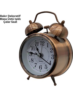 Zero Land Sptrns Bronz Metal Masa Saati