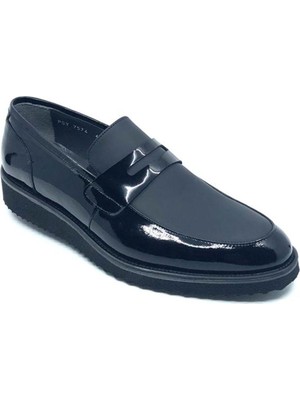 Fosco Rugan Deri Siyah Erkek Ayakkabı 7574 430 327