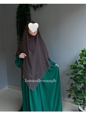 Yüsra Collection Ayrobin Elbise ve Uzun Sufle 2’li Takım Kombin