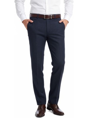 Günce Erkek Regular Fit Çizgili  Kumaş Pantolon Likra Kumaş BGL-ST05036