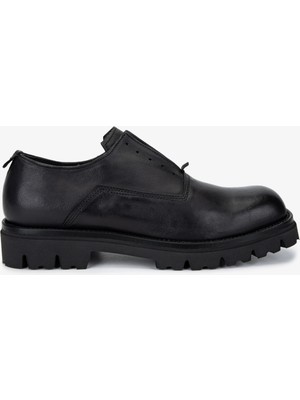 Valmenti Erkek Hakiki Deri Siyah Casual Ayakkabı 1158 559-DL Erk Ayk SK25-26 Nero