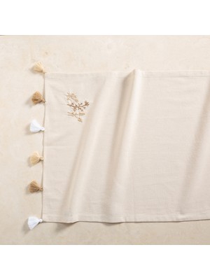 Mudo Home BESSY NAKIŞLI RUNNER EKRU 50X130