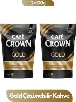 Cafe Crown Gold Kahve 100 Gr. x 2 Adet