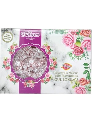 Yıldırım Şekerleme 450 Gr. Çifte Kavrulmuş Gül Lokumu