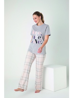 Confeo Kadın Penye Süprem Kısakol Pijama Takım C840-926