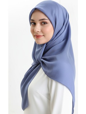 Jan Jan Şifon Eşarp 70311-06 Indigo
