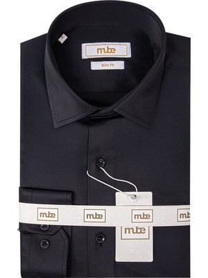 Mube Erkek Likralı Slim Fit Pamuk Gömlek