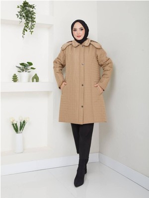 Eslemnur 90 cm Kapitone Kumaş Mont KAP0001