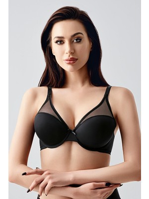 Cotonhause Kadın Desteksiz Soft Siyah Sütyen – Rahat Form C0T9N7143