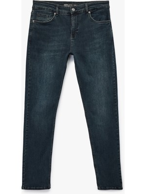 Koton Normal Bel Pamuklu Slim Fit Jean Pantolon - Brad Jean