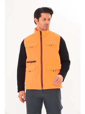 Orange Safety Softshell Turuncu Yelek