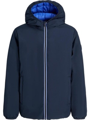 Jack & Jones Jjebrook Reversıble Erkek Çift Taraflı Mont Lacivert 12278780