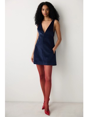 Penti Fit 15 Ince, Parlak, Burnu ve Külodu Dayanıklı, Ağlı Külotlu Çorap