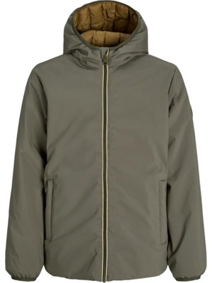 Jack & Jones Jjebrook Reversıble Erkek Çift Taraflı Mont Yeşil 12278780