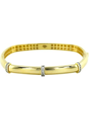 Altınkaynak 14 Ayar Altın Tasarım Bilezik  -  F005654