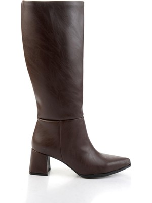 Bambi Kahve  Kadın Çizme K03138060409