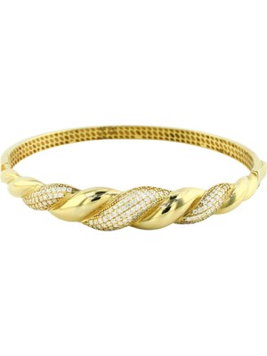 Altınkaynak 14 Ayar Altın Tasarım Bilezik  -  0198915