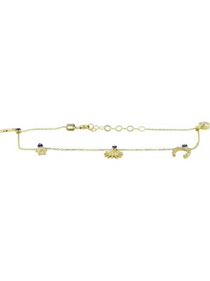 Altınkaynak 14 Ayar Altın Şans Bileklik  -  0201394