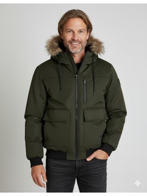 Jack & Jones Jjcharlıe Detachable Faux Fur Bomber Erkek Mont Rosin 12279474