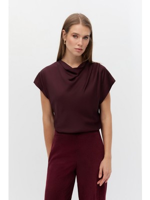 SHN Viskon Saten Degaje Bluz