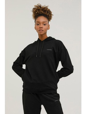 Lumberjack 17SN80 Lumberjack Yazılı Kapusonlu Basıc Hoodıe