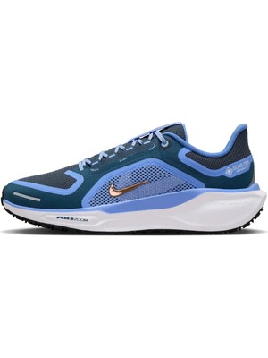 Nike Zoom Pegasus 41 Goretex Womens Running Shoes Su Geçirmez Nefes Alan Reflektörlü Kadın Yürüyüş Koşu Ayakkabısı Mavi