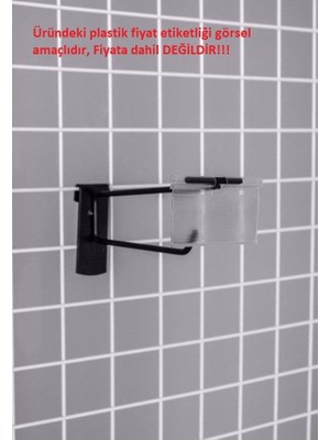 Rafburada 10 Adet Etiketli Tel Pano Kancası - Aksesuar Kancası - 30 cm
