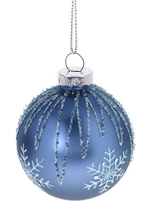 Gri Yılbaşı Topu 8cm, Şık ve Parlak Yılbaşı Süsü, Ev ve Yılbaşı Dekoru Için Uygun