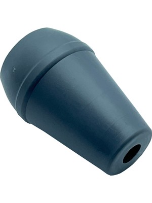 MorPerde Ahşap Jaluzi Perde Koyu Gri Plastik Püskül