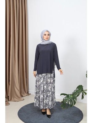 Palmiye Desen Sandy Etekli Takım