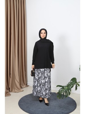 Palmiye Desen Sandy Etekli Takım